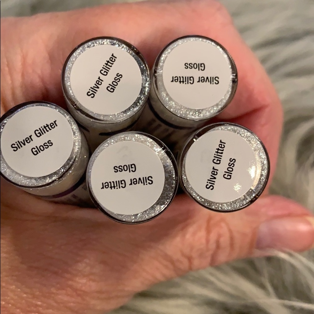 LipSense silver glitter gloss